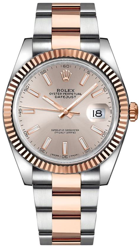 rolex datejust rosa replica